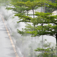 高壓噴霧系統(tǒng)霧森系統(tǒng)景觀噴霧降溫加濕高壓霧化系統(tǒng)